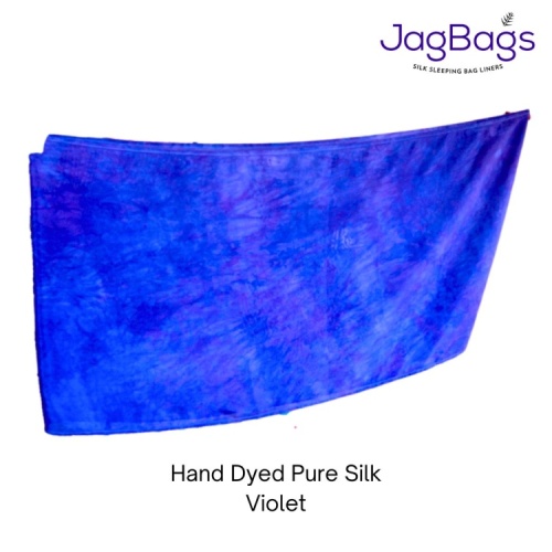 JagBag Long Silk Scarf - Violet